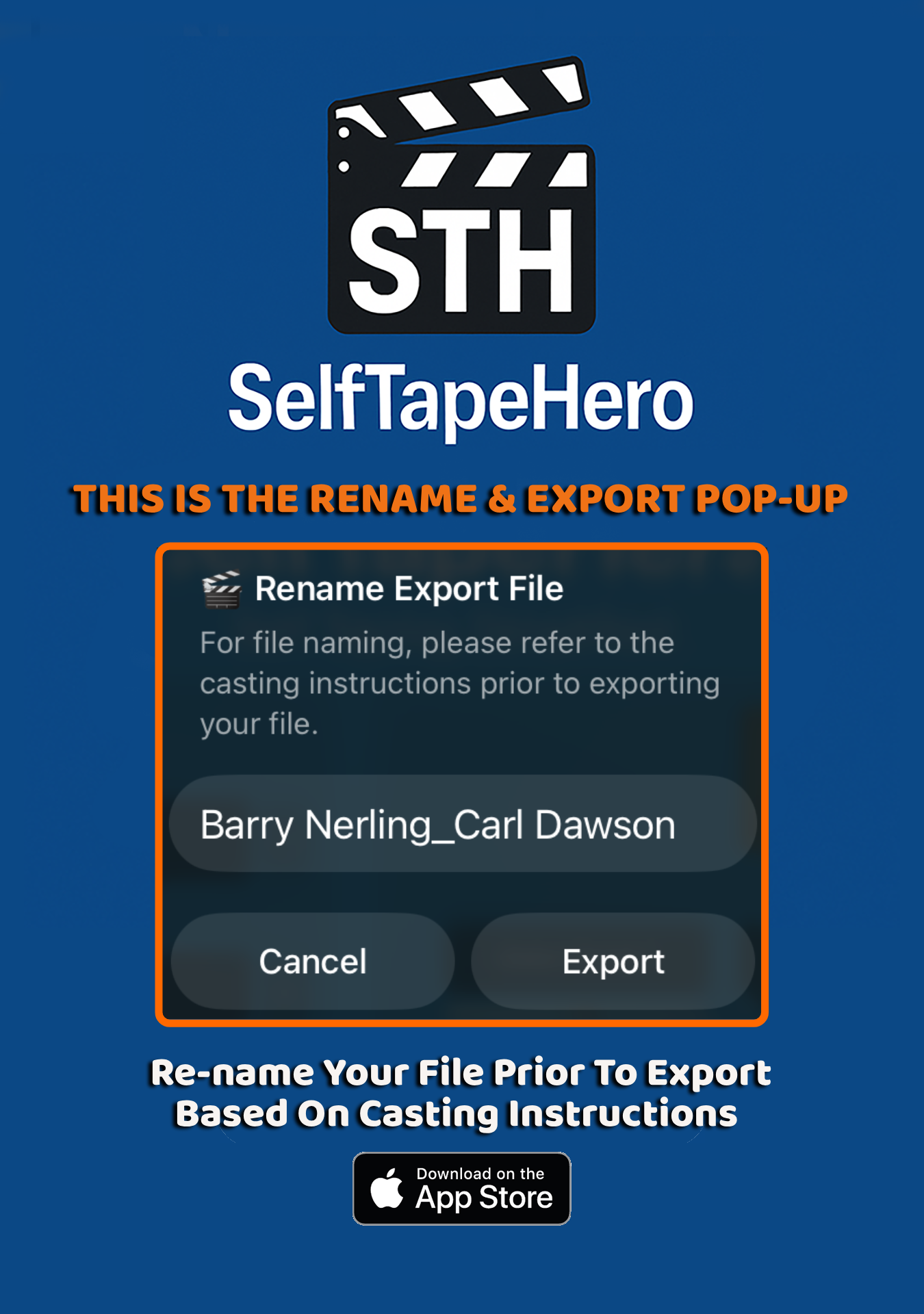 Rename Export Feature